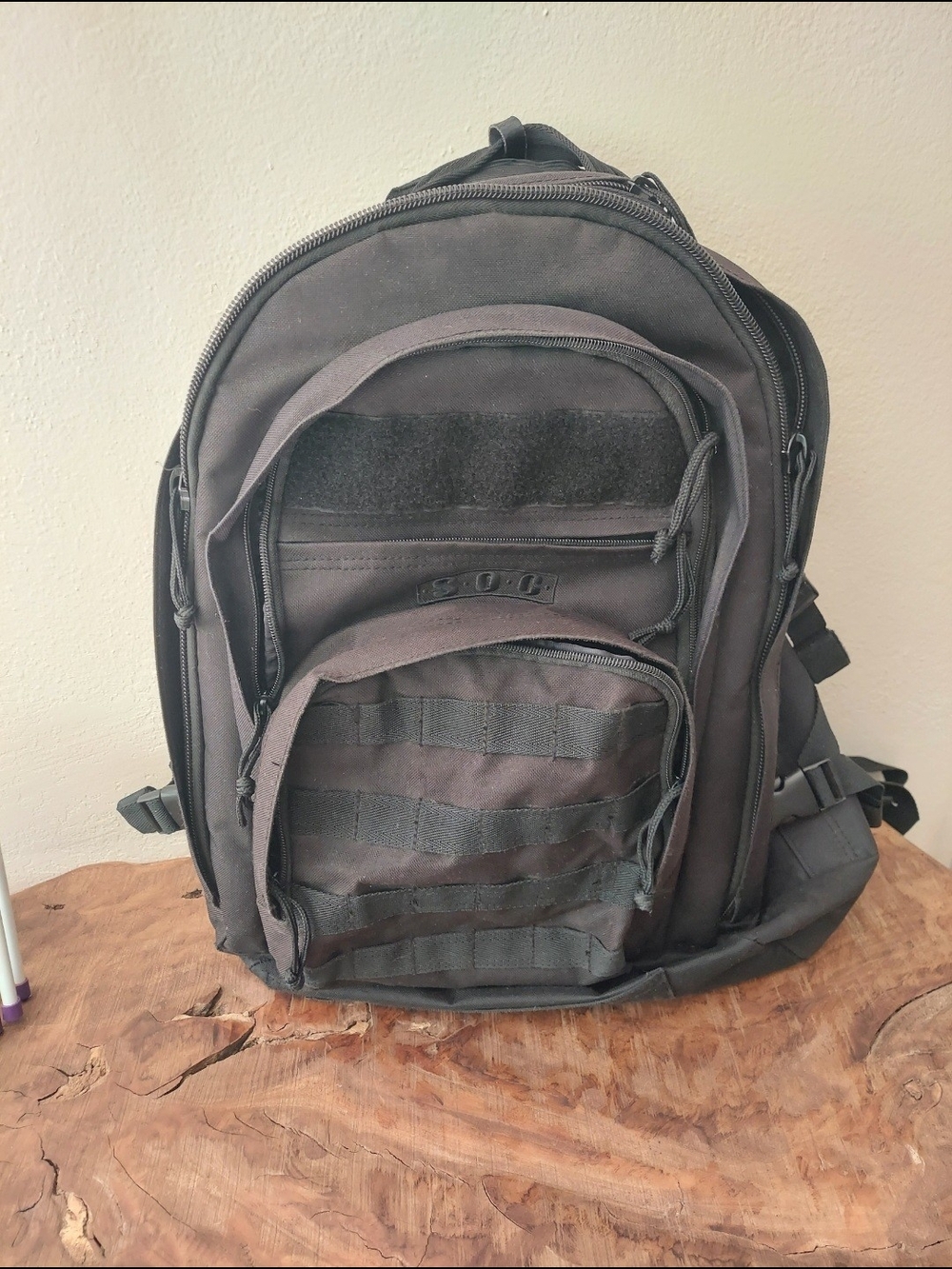 Tactical Black Backpack